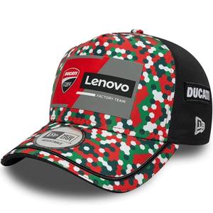Капачка Ducati New Era Lenovo Mugello черно-червено-многоцветно