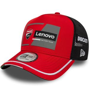 Шапка Ducati New Era Lenovo черно-червена