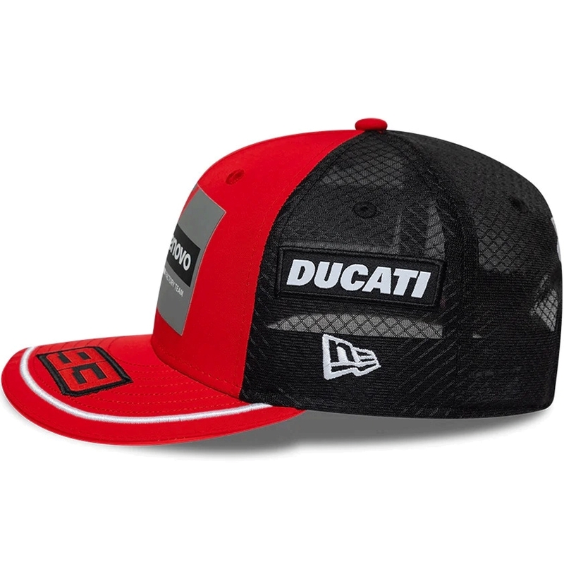 Шапка Ducati New Era Lenovo Marquez 93 черно-червена