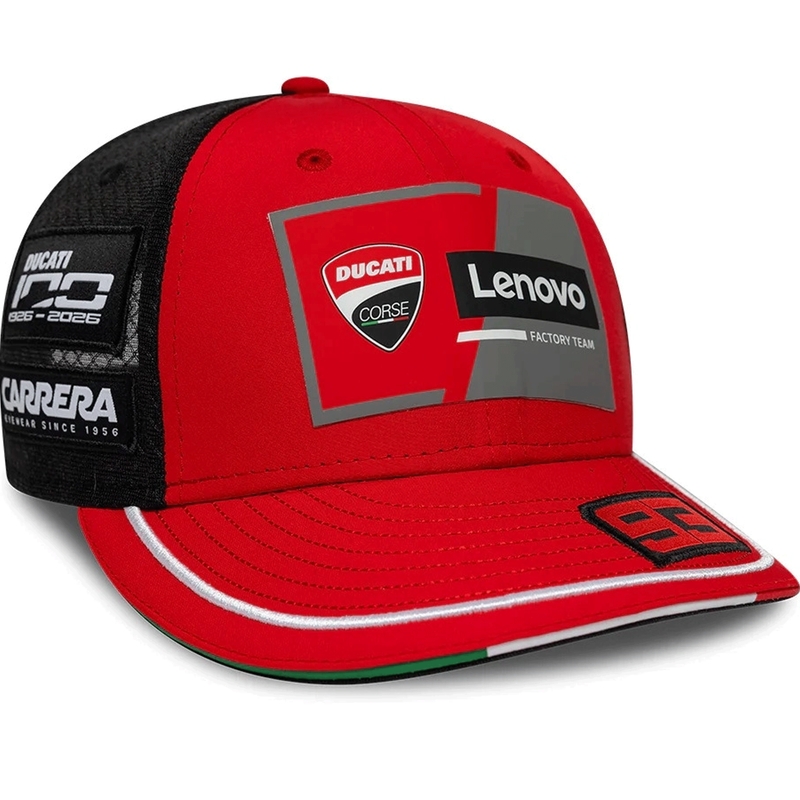 Шапка Ducati New Era Lenovo Marquez 93 черно-червена