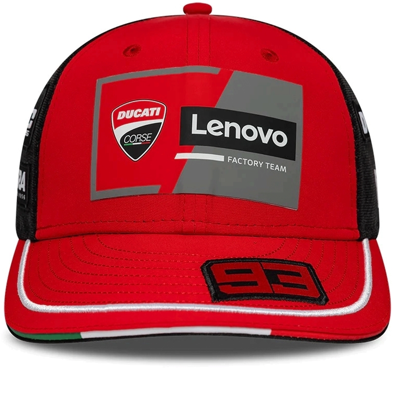 Шапка Ducati New Era Lenovo Marquez 93 черно-червена