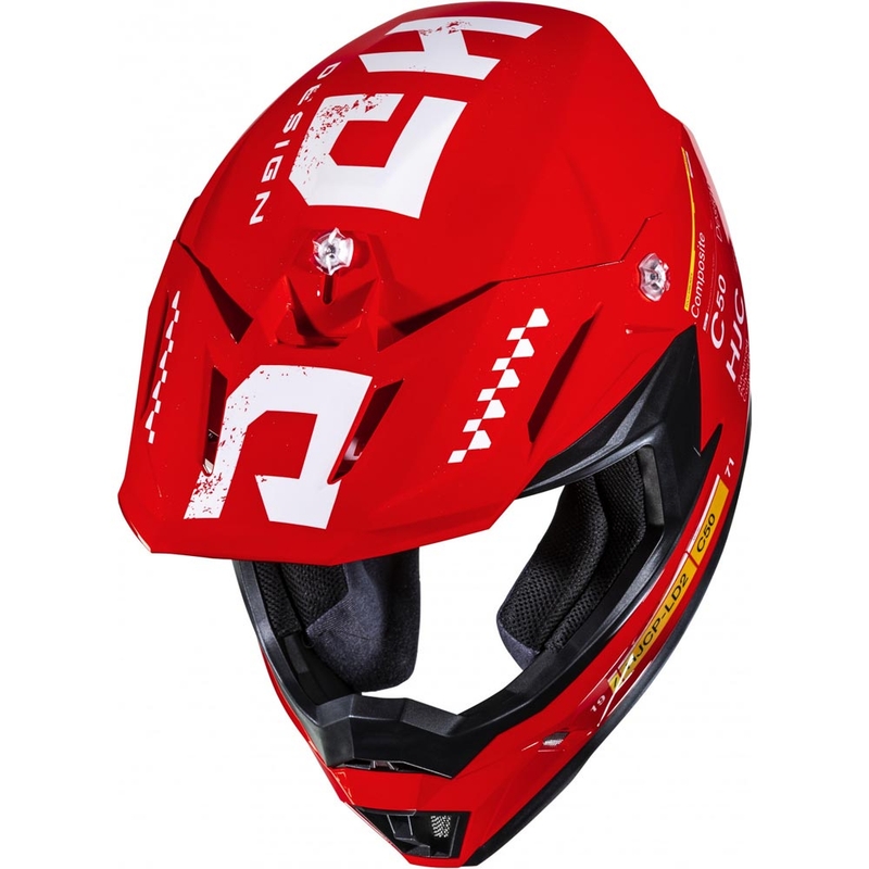 HJC C50 Tagg MC1 каска за мотокрос червена