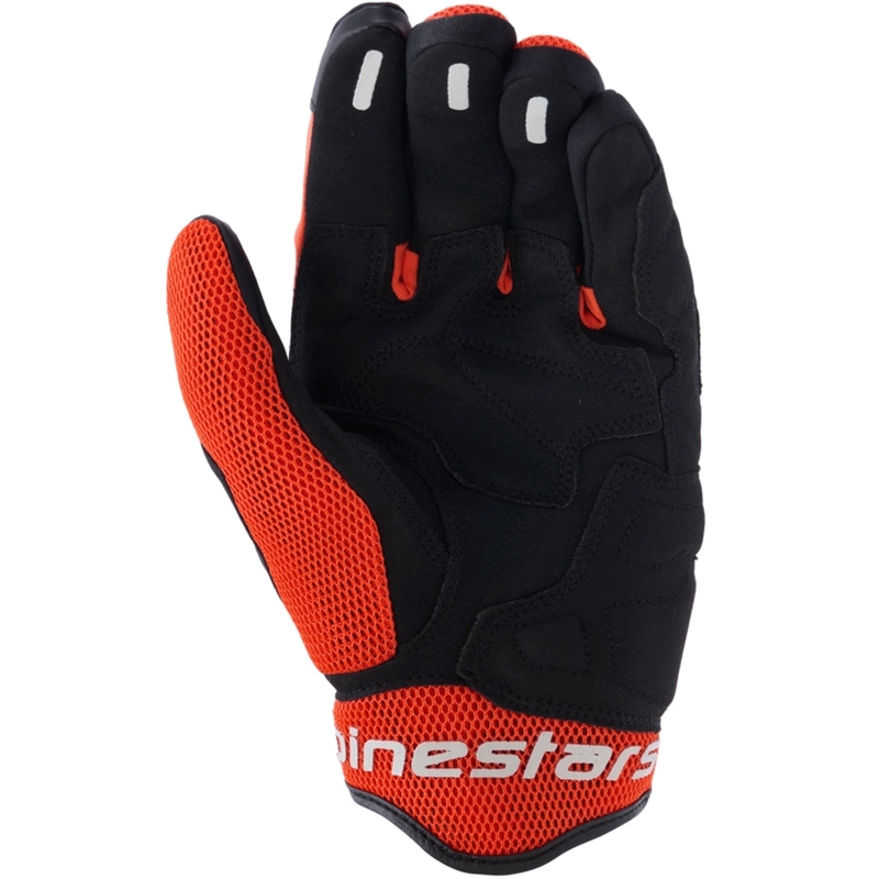 Мотоциклетни ръкавици Alpinestars Mogress Airflow черно-червено-оранжеви