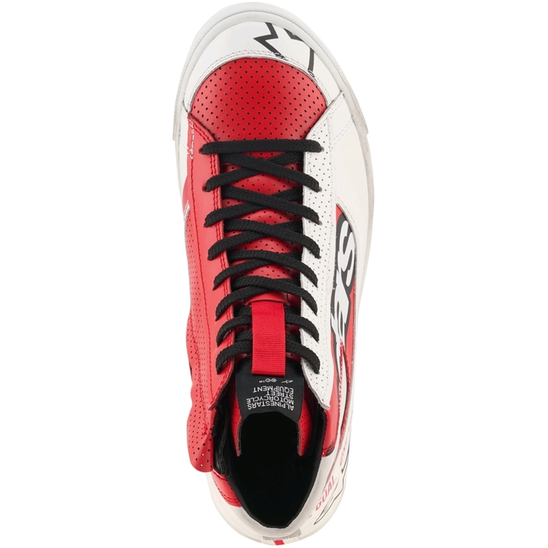 Мотоциклетни ботуши Alpinestars Stated Flair, бяло-червени