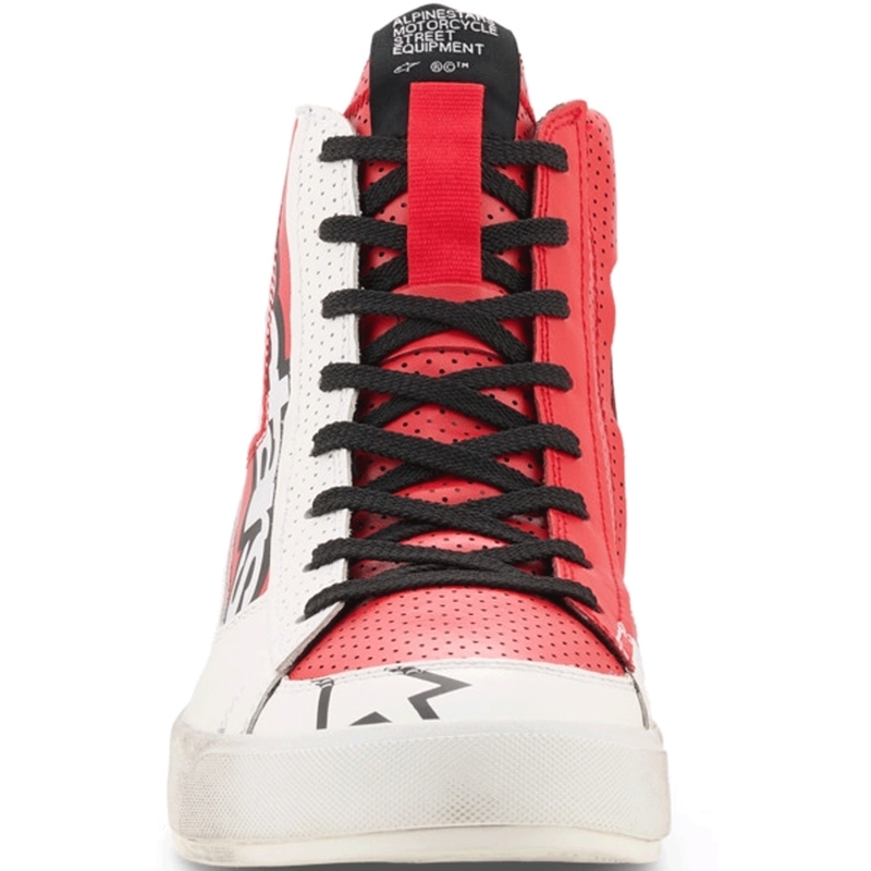 Мотоциклетни ботуши Alpinestars Stated Flair, бяло-червени