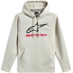 Alpinestars Always Hoodie 3 кремаво бяло-черно-червено