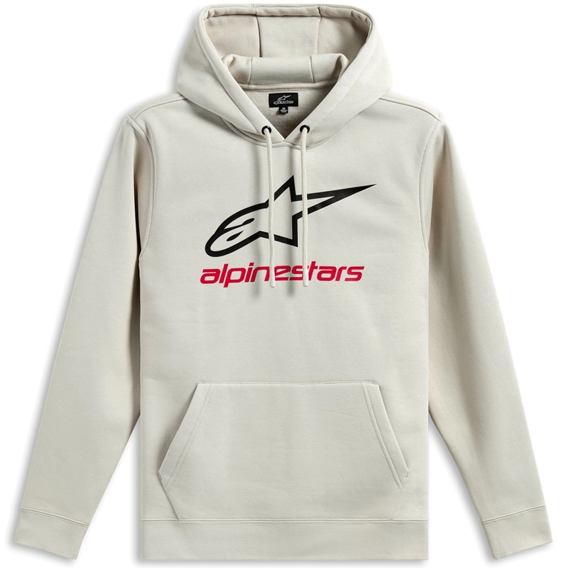 Alpinestars Always Hoodie 3 кремаво бяло-черно-червено
