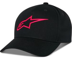 Шапка Alpinestars Ageless Snapback черно-червена