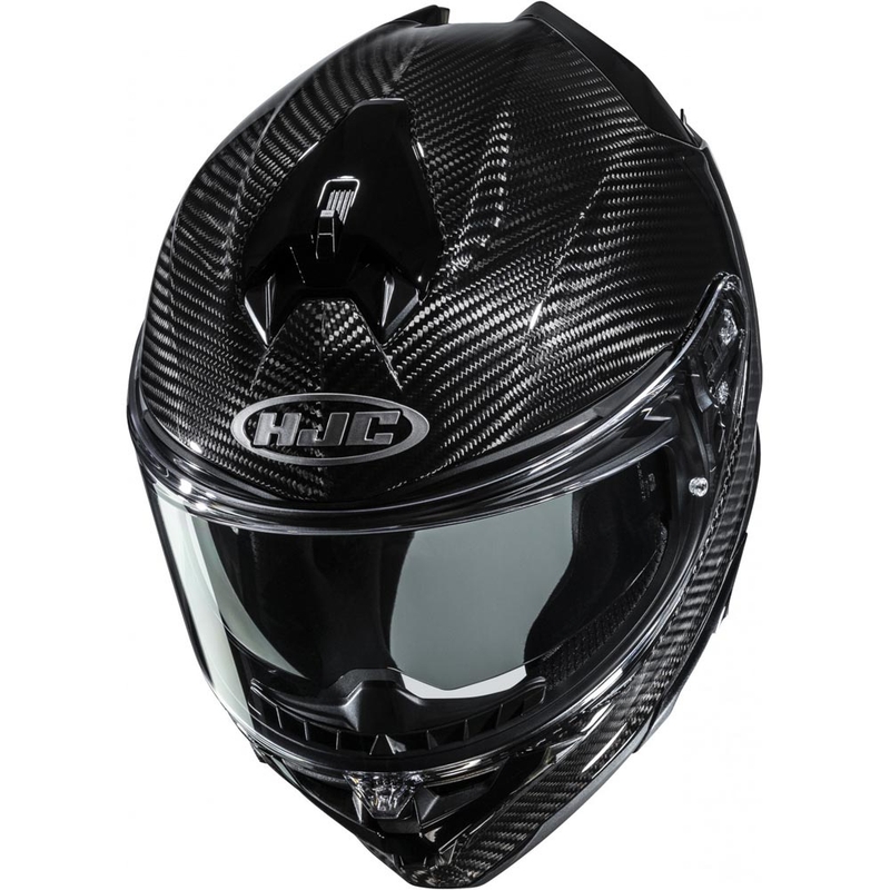 Мотоциклетна каска с пълно лице HJC F72 Carbon, черна