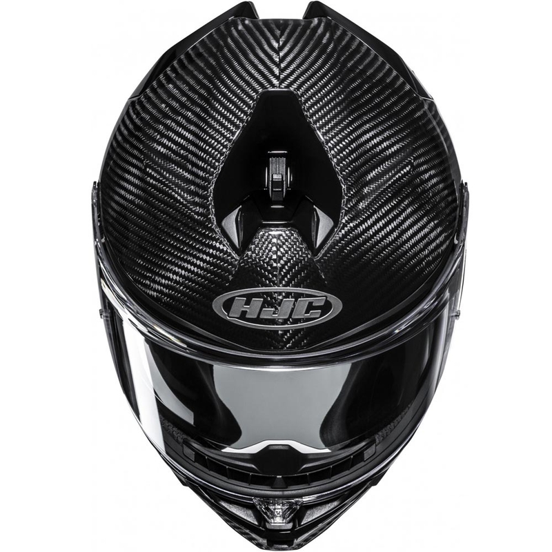 Мотоциклетна каска с пълно лице HJC F72 Carbon, черна