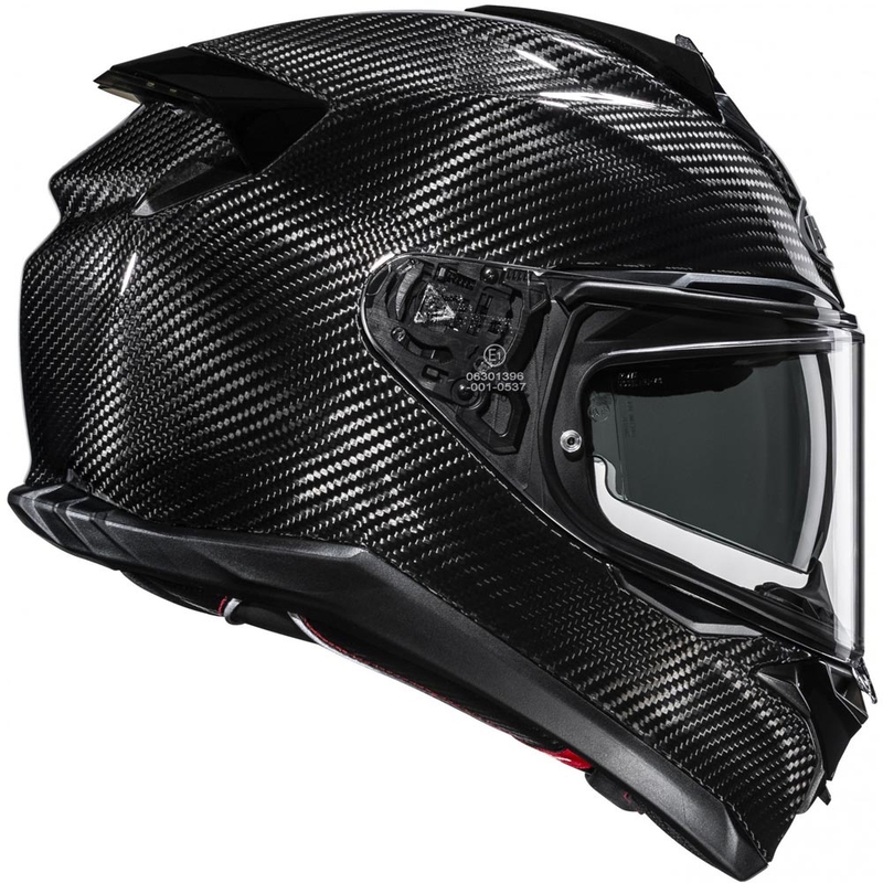 Мотоциклетна каска с пълно лице HJC F72 Carbon, черна