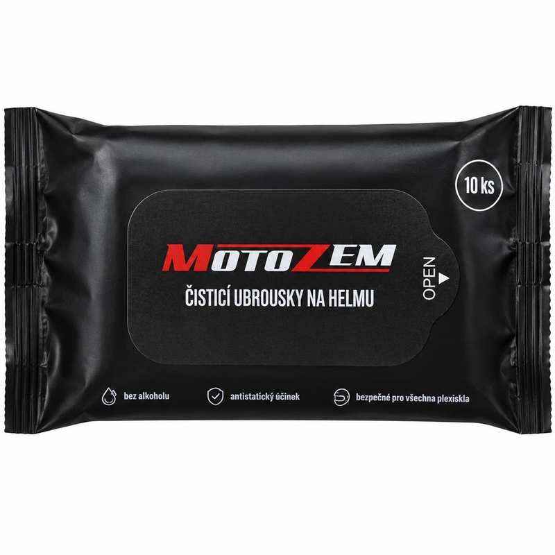 Кърпички за почистване на каски MotoZem 10 бр.