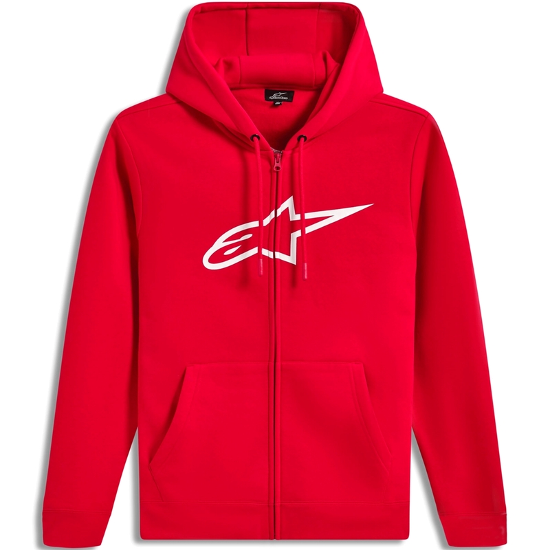 Alpinestars Ageless Zip Hoodie 3 червено-бял