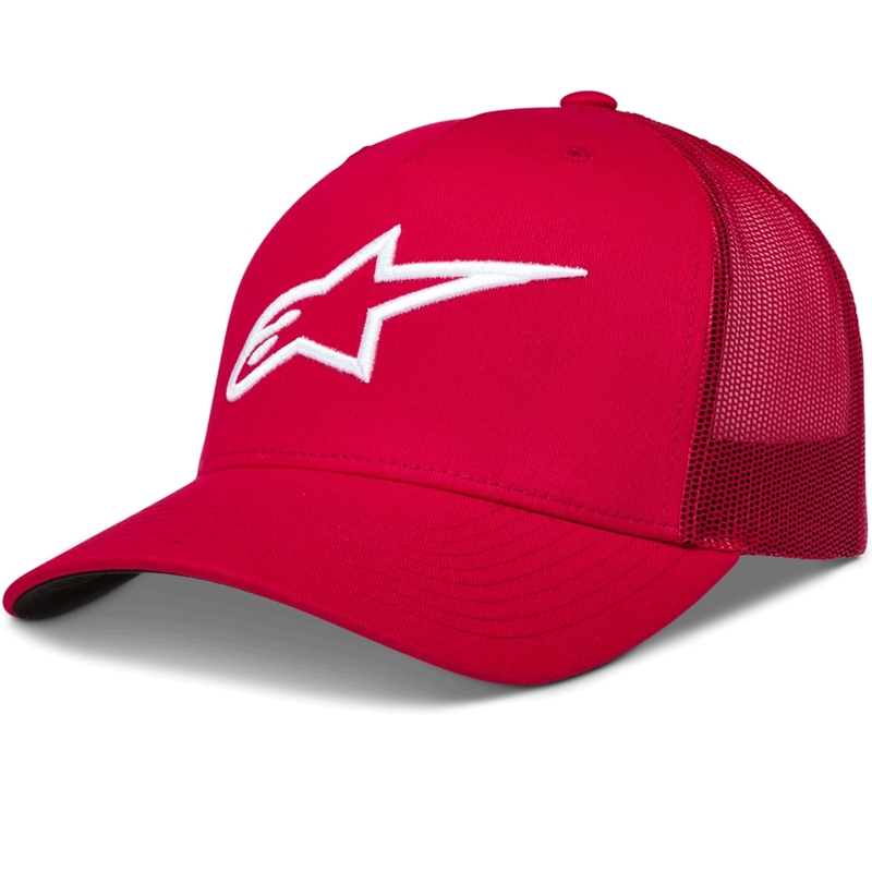 Шапка Alpinestars Ageless червено-червена