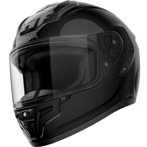 Мотоциклетна каска SENA Phantom с пълно лице и интерком, черна