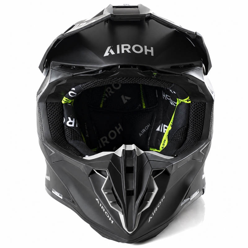 Каска за мотокрос Airoh Twist 3 Color, матово черна