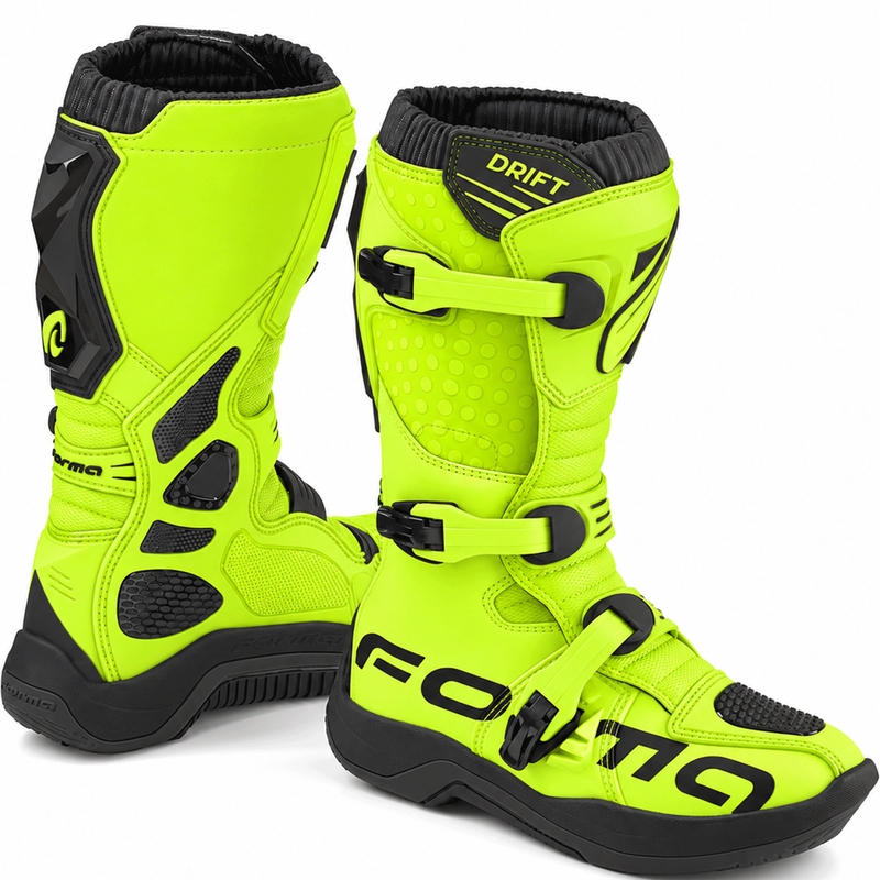 Мотокрос обувки Forma Drift fluo жълто-черни
