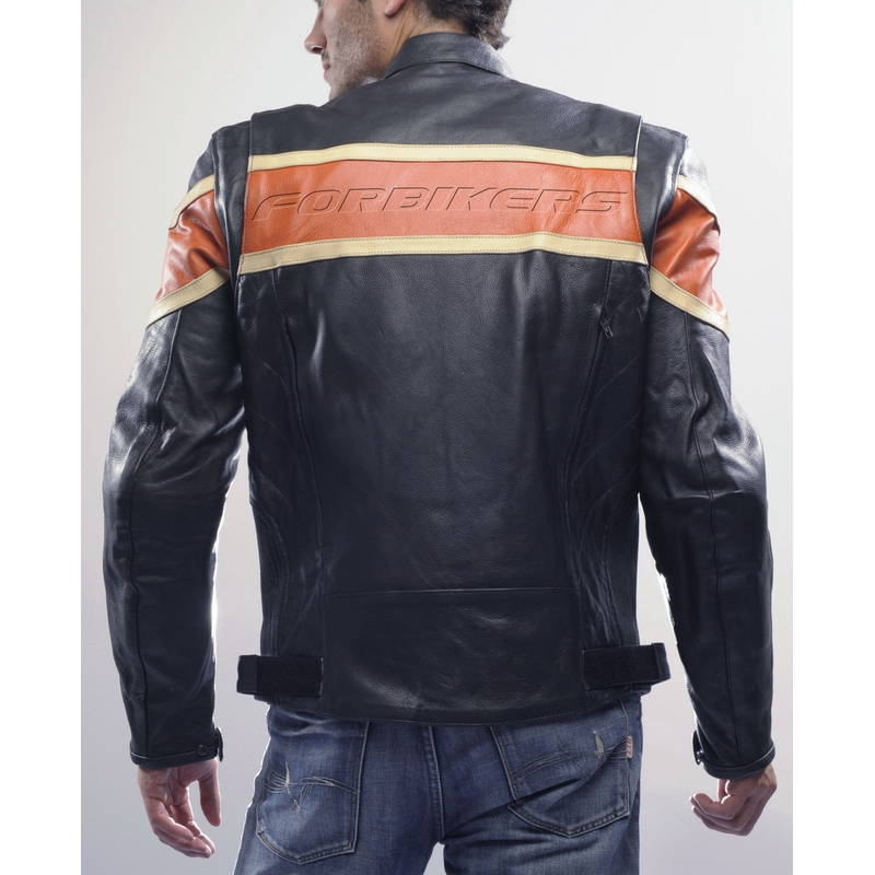 Kožená moto bunda ForBikers Harley výprodej