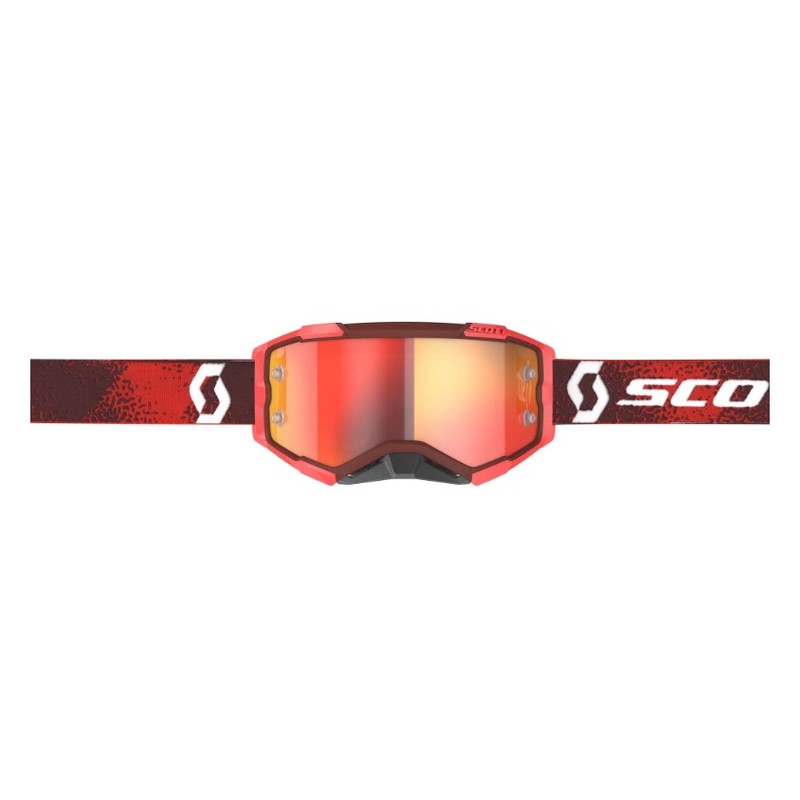 Motokrosové brýle SCOTT Fury červeno-oranžové