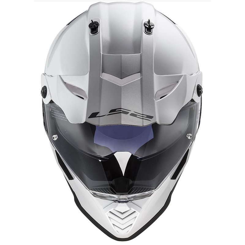 Enduro přilba LS2 MX436 Pioneer EVO Solid bílá