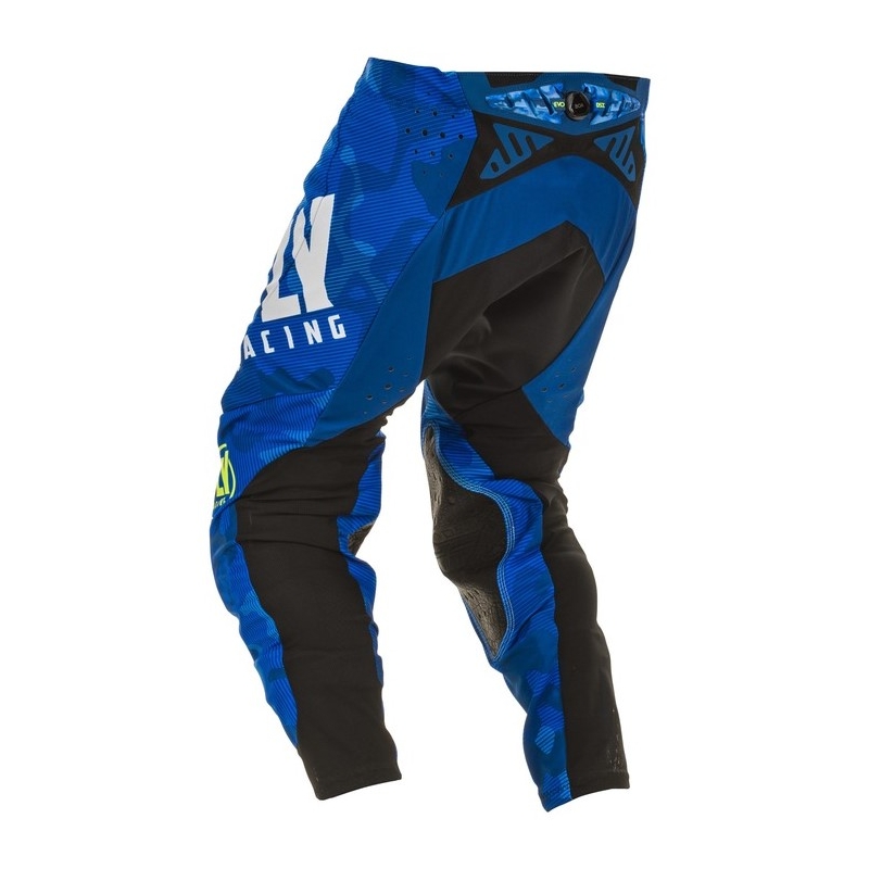 Motokrosové kalhoty FLY Racing Evolution modro-bílé