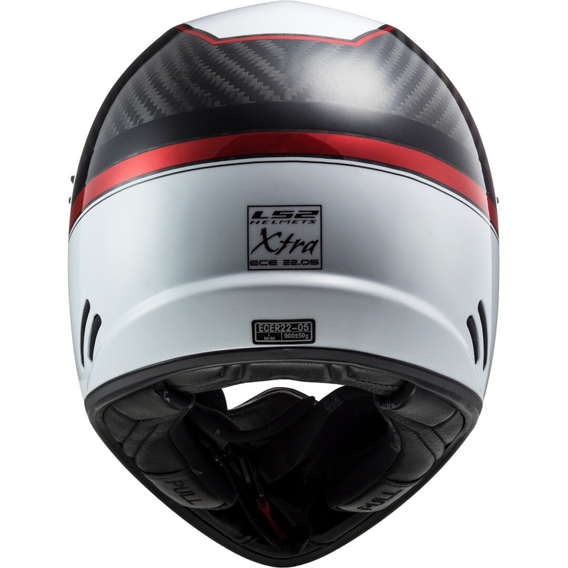 Motokrosová přilba LS2 MX471 Xtra Yard bílo-černo-červená