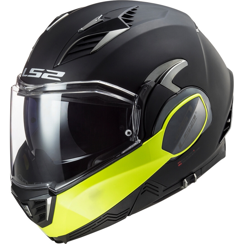 Překlápěcí přilba na motorku LS2 FF900 Valiant II Hammer černo-fluo žlutá výprodej
