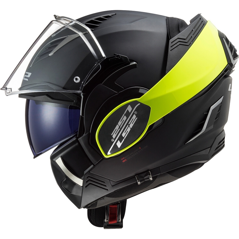 Překlápěcí přilba na motorku LS2 FF900 Valiant II Hammer černo-fluo žlutá výprodej