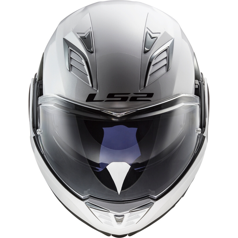 Překlápěcí přilba na motorku LS2 FF900 Valiant II Solid bílá