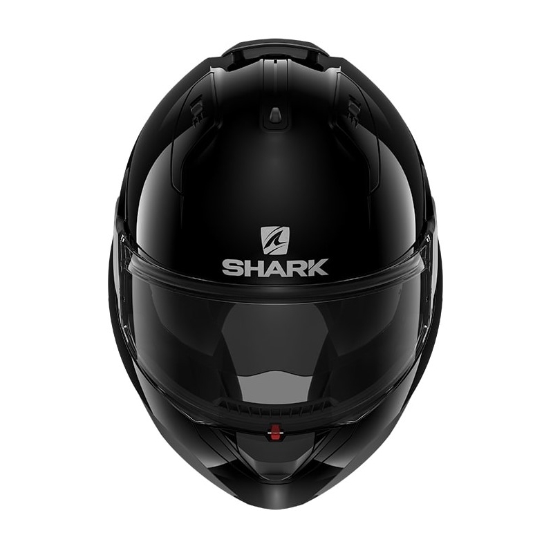 Překlápěcí přilba SHARK EVO-ES Blank černá lesklá