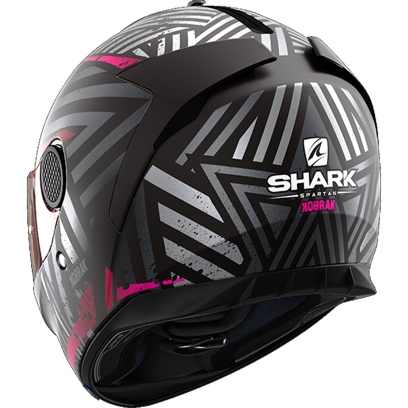 Integrální přilba SHARK SPARTAN 1.2 Kobrak černo-šedo-růžová výprodej