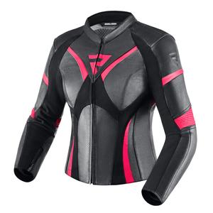 Мотоциклетно яке Rebelhorn Rebel Black and Pink за жени