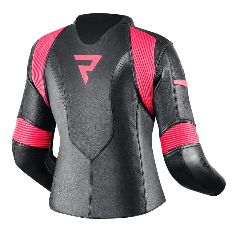 Мотоциклетно яке Rebelhorn Rebel Black and Pink за жени