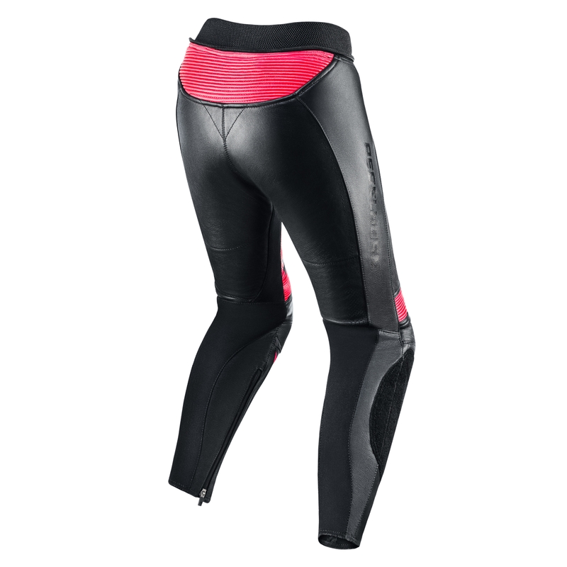 Дамски панталони за мотоциклетизъм Rebelhorn Rebel Black and Pink