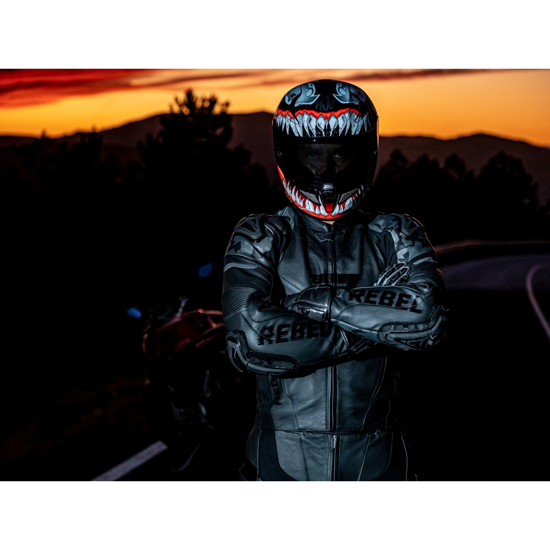 Мотоциклетно яке Rebelhorn Rebel черно на разпродажба