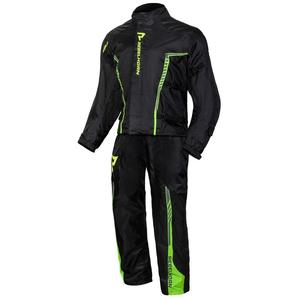 Мотоциклетно яке Rebelhorn Patrol Black-Fluo Yellow