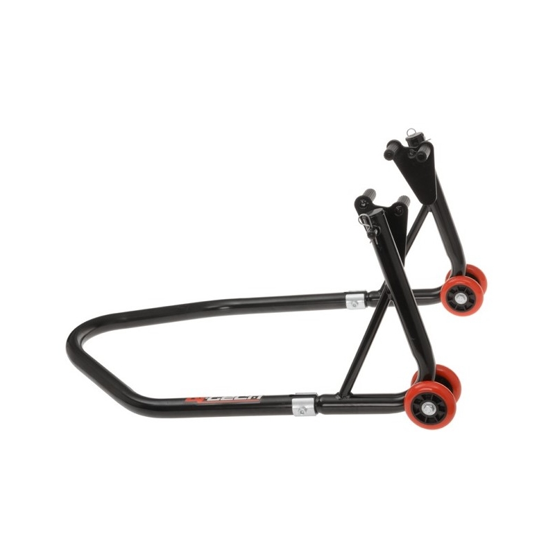 Предна/задна стойка за мотоциклет Q-TECH черна