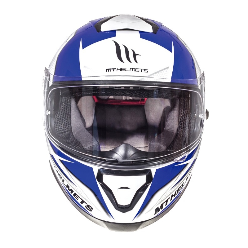 Integrální přilba na motorku MT Thunder 3 Effect modro-bílá