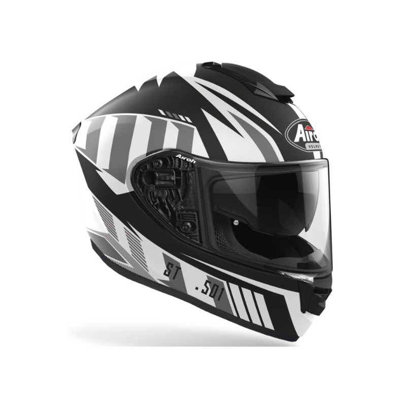Integrální přilba na motorku Airoh ST 501 Blade černo-bílo-šedá výprodej