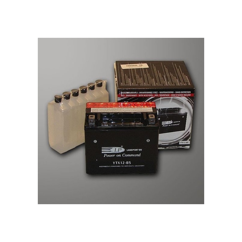 Baterie bezúdržbová Landport YTX12-BS, 12V 10Ah