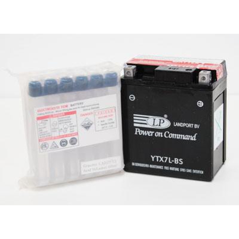 Baterie bezúdržbová Landport YTX7L-BS, 12V 6Ah