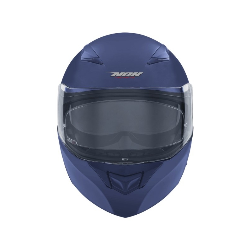 Vyklápěcí přilba na motorku NOX N965 modrá matná