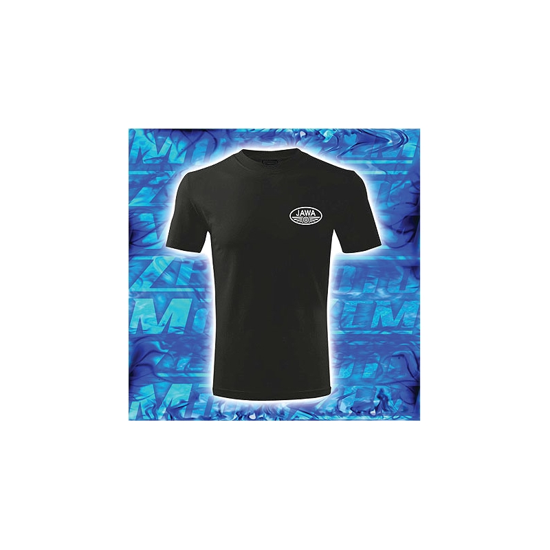 Triko motiv Jawa černé