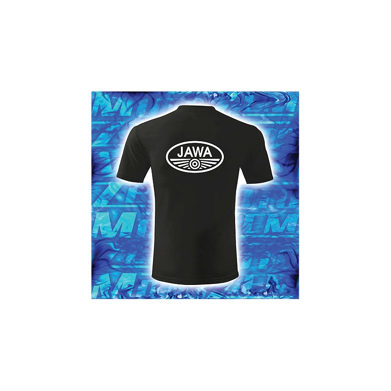 Triko motiv Jawa černé