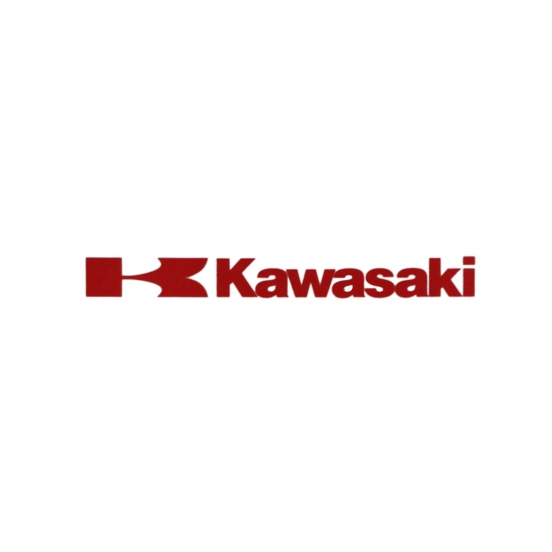 Червен стикер на Kawasaki