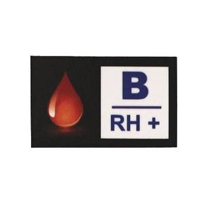 Кръвна група B RH+ стикер