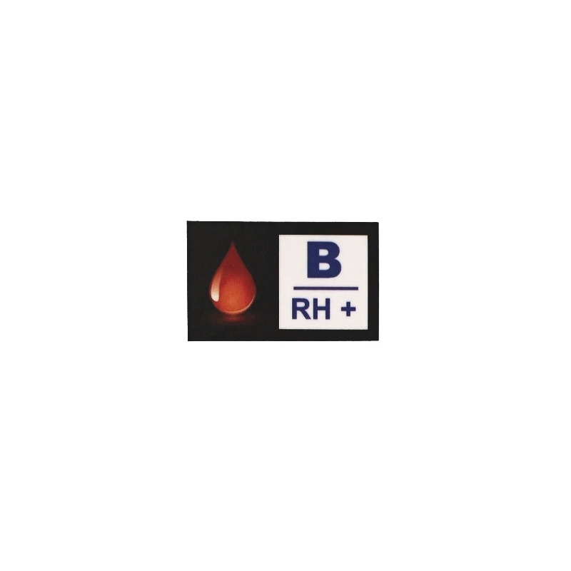 Кръвна група B RH+ стикер
