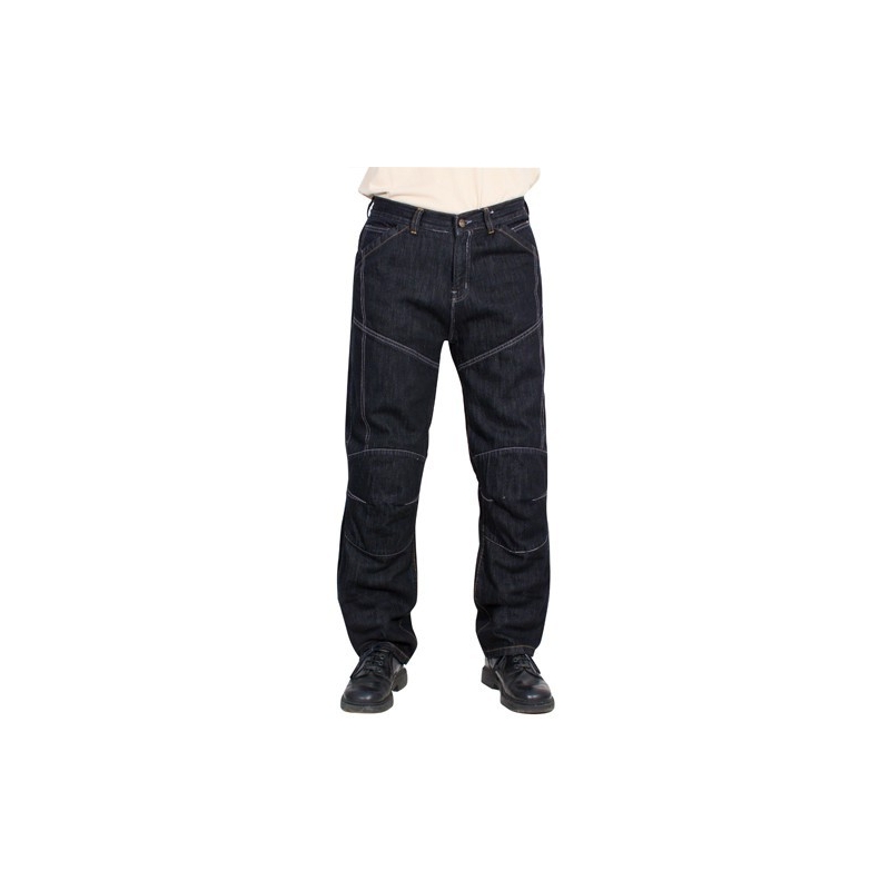 Kevlarové jeansy na motorku Roleff Jeans černé