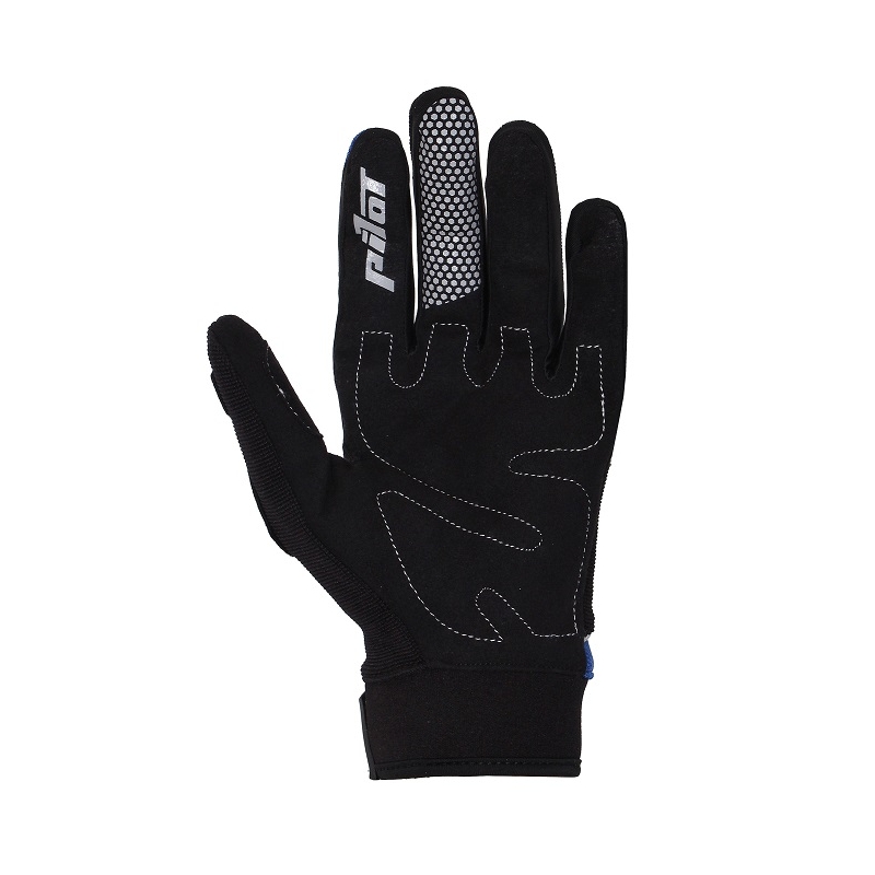 Детски мотоциклетни ръкавици Pilot black/grey